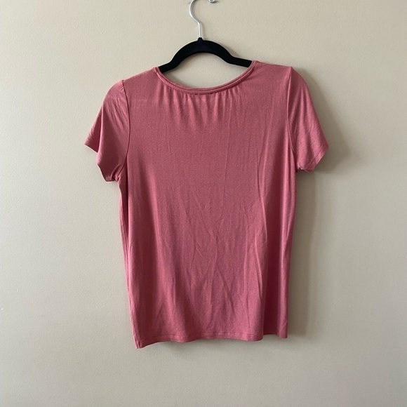 ⭐️2 FOR $20⭐️ Dynamite Mauve Pink Tie Side Top. Size Medium EUC - Picture 7 of 7